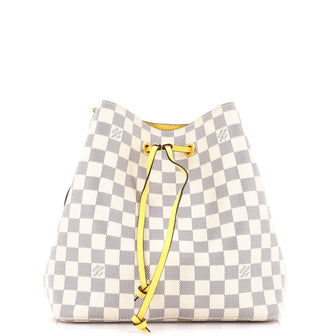 Louis Vuitton NeoNoe Handbag Damier with Leather MM