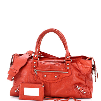Balenciaga City Classic Studs Bag Leather Medium