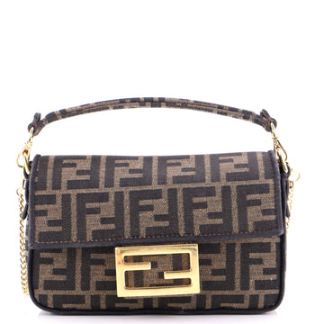 Fendi Baguette NM Bag Zucca Canvas Mini