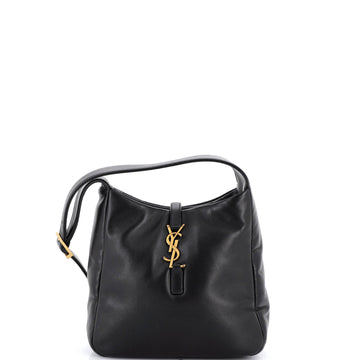 Saint Laurent Le 5 a 7 Supple Hobo Padded Leather Small