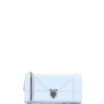 Christian Dior Diorama Croisiere Chain Wallet Grained Calfskin