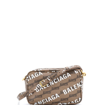 Balenciaga Signature Camera Bag BB Monogram Coated Canvas Small