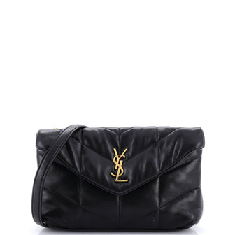 Saint Laurent Loulou Puffer Shoulder Bag Quilted Leather Mini