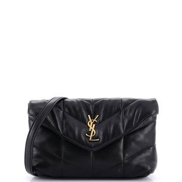 Saint Laurent Loulou Puffer Shoulder Bag Quilted Leather Mini