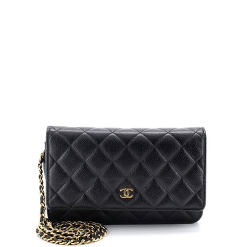 Chanel Wallet on Chain Quilted Caviar