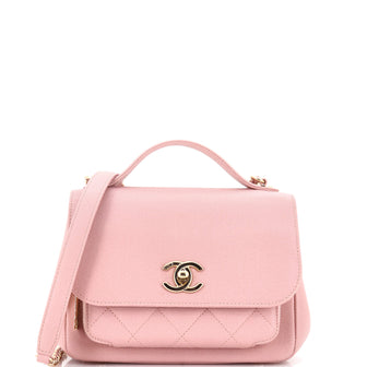 Chanel Business Affinity Flap Bag Quilted Caviar Small