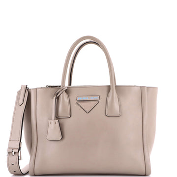 Prada Concept Double Zip Tote Calfskin Medium