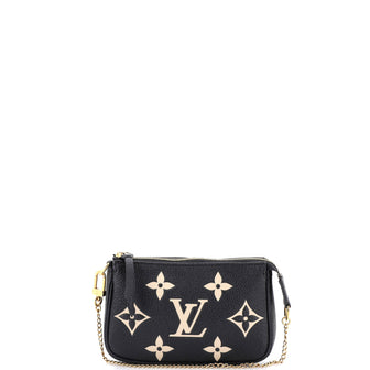Louis Vuitton Pochette Accessoires Bicolor Monogram Empreinte Giant Mini