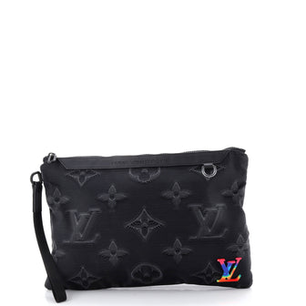 Louis Vuitton A4 Pouch Limited Edition 2054 Monogram Textile