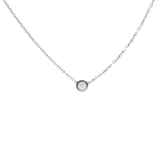 Cartier Cartier D'Amour Pendant Necklace 18K White Gold and Diamond XS
