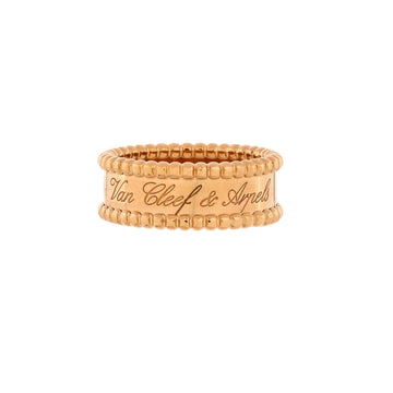 Van Cleef & Arpels Perlee Signature Ring 18K Yellow Gold