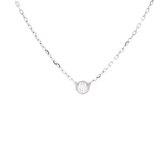 Cartier Cartier D'Amour Pendant Necklace 18K White Gold with Diamond Small