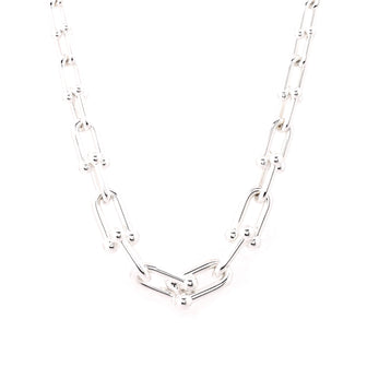 Tiffany & Co. HardWear Graduated Link Necklace Sterling Silver