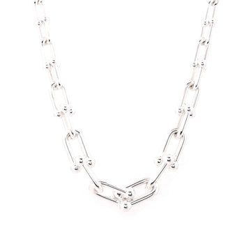 Tiffany & Co. HardWear Graduated Link Necklace Sterling Silver