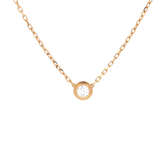 Cartier Cartier D'Amour Pendant Necklace 18K Rose Gold with Diamond Large