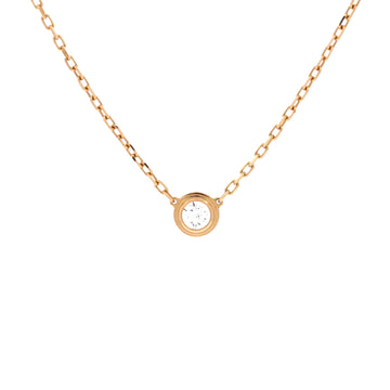 Cartier Cartier D'Amour Pendant Necklace 18K Rose Gold with Diamond Large