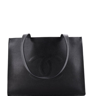 Chanel Vintage Timeless Shopping Tote Caviar