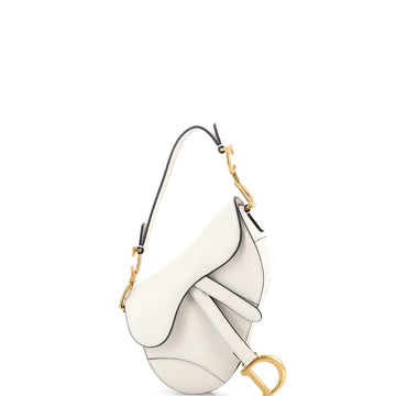 Christian Dior Saddle Handbag Leather Mini