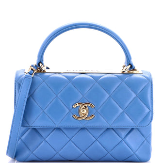 Chanel Trendy CC Top Handle Bag Quilted Lambskin Small