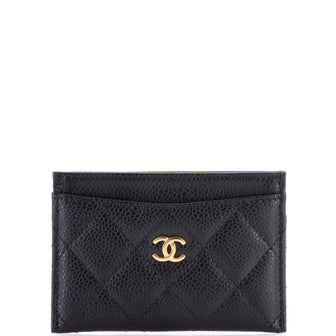 Chanel Classic Card Holder Quilted Caviar