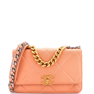 Chanel 19 Wallet on Chain Quilted Lambskin
