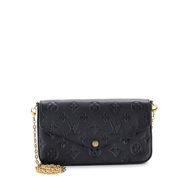Louis Vuitton Felicie Pochette Monogram Empreinte Leather