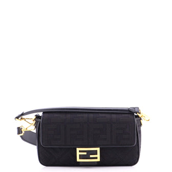 Fendi Baguette NM Bag Zucca Embroidered Canvas Medium