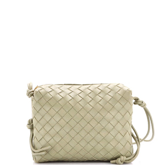 Bottega Veneta Loop Crossbody Bag Intrecciato Nappa Small