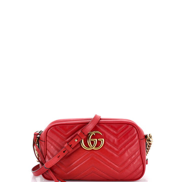 Gucci GG Marmont Shoulder Bag Matelasse Leather Small