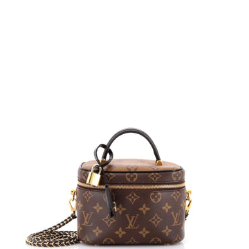 Louis Vuitton Vanity Handbag Reverse Monogram Canvas PM