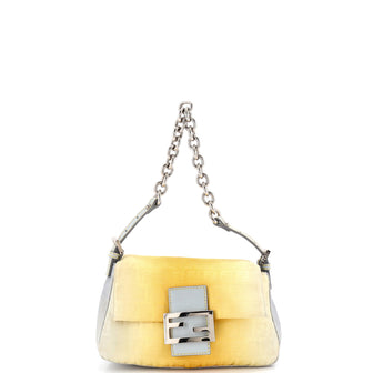 Fendi Mama Forever Bag Zucchino Canvas Mini