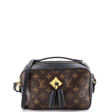 Louis Vuitton Saintonge Handbag Monogram Canvas with Leather