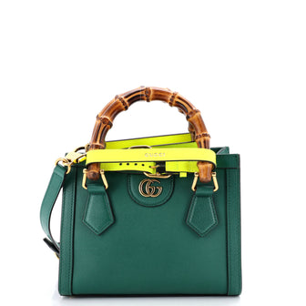 Gucci Diana NM Bamboo Handle Tote Leather Mini