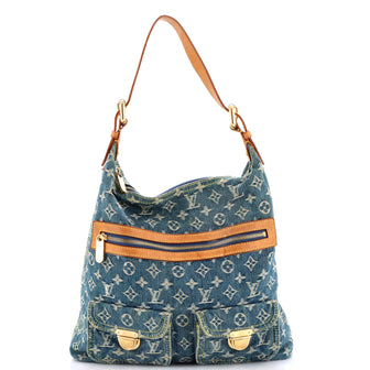 Louis Vuitton Baggy Handbag Denim GM
