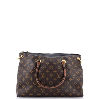 Louis Vuitton Pallas Tote Monogram Canvas with Leather