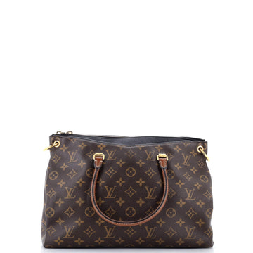 Louis Vuitton Pallas Tote Monogram Canvas with Leather