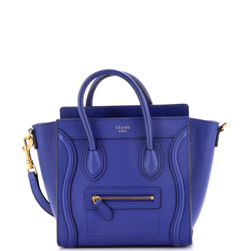 Celine Luggage Bag Grainy Leather Nano