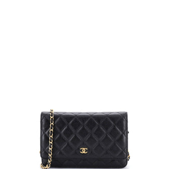 Chanel Wallet on Chain Quilted Caviar