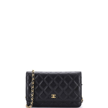 Chanel Wallet on Chain Quilted Caviar