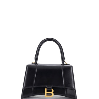 Balenciaga Hourglass Top Handle Bag Leather Small