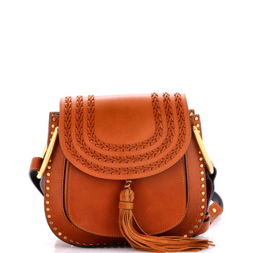 Chloe Hudson Handbag Whipstitch Leather Small