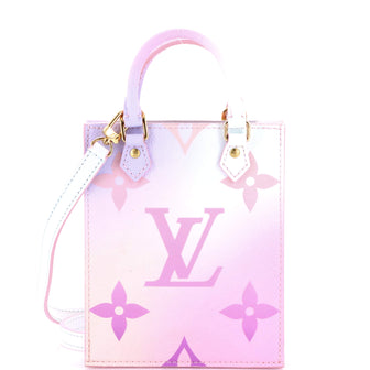 Louis Vuitton Petit Sac Plat Bag Spring in the City Monogram Giant Canvas
