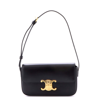 Celine Triomphe East-West Shoulder Bag Smooth Calfskin