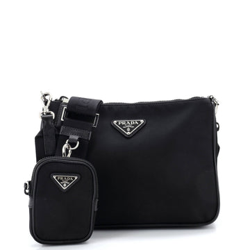Prada Re-Edition Zip Messenger Bag Re-Nylon Small