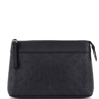 Louis Vuitton Pochette Voyage Souple Monogram Shadow Leather
