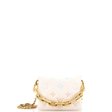 Louis Vuitton Coussin Beltbag Milky Way Monogram Embossed Lambskin