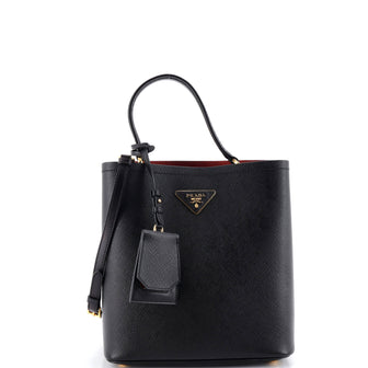 Prada Panier Bucket Bag Saffiano Leather Medium