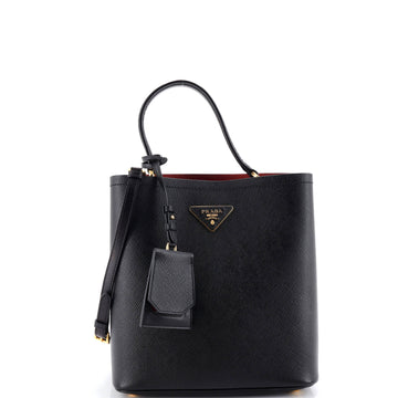 Prada Panier Bucket Bag Saffiano Leather Medium