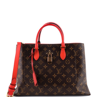 Louis Vuitton Flower Tote Monogram Canvas with Leather
