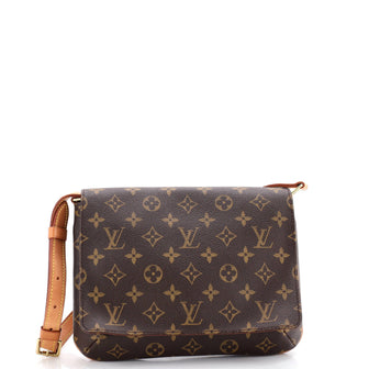 Louis Vuitton Musette Tango Handbag Monogram Canvas